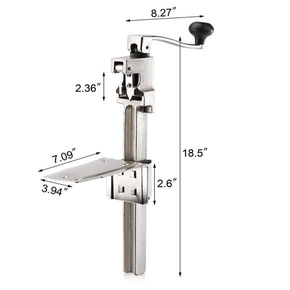 Industrial Manual Can Opener New Star Foodservice 7006841 Commercial Can Opener - Picture 3 of 11